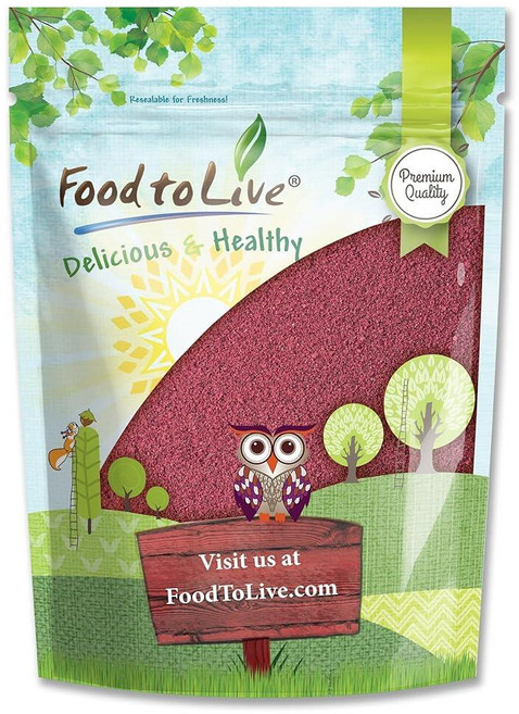 Food to Live 블루베리 파우더 1.8kg(4파운드) - 100% 순수 항산화 풍부. 스무디에 적합 스프레이 건조 설탕 무첨가 말토덱스트린 비건 코셔 벌크, 2 Pound
