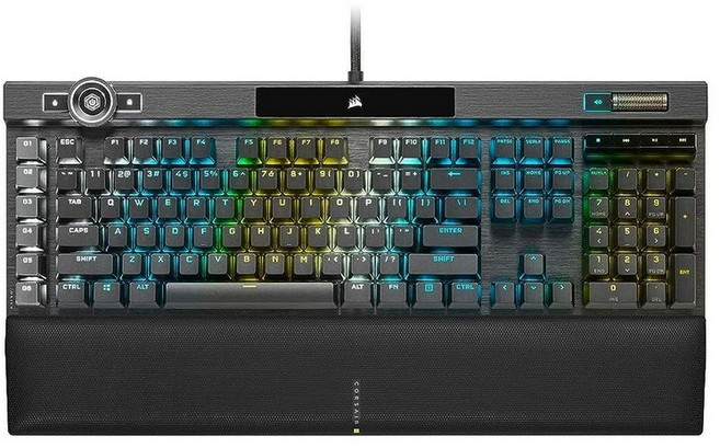 Corsair 커세어 K100 에어 무선 RGB 기계식 게이밍 키보드 블랙_182667, K100_182667, OPX 광학 스위치