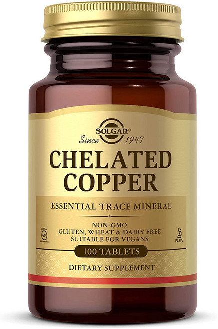 솔가 구리 Chelated Copper 2.5mg 100정 x 1통, 1개