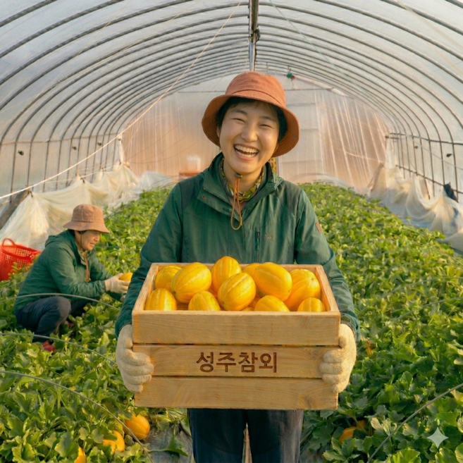 [맛불만족100%환불] 성주꿀참외 산지직송 당도선별 가정용, 1박스, 꼬마소과 5KG (신규)