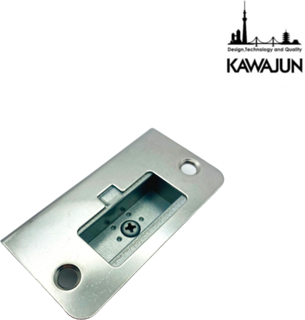 KAWAJUN 가와준 조절 스트라이커 KLWC42R 금속 목문 문틀 조절캐치 손잡이 부속, 1개