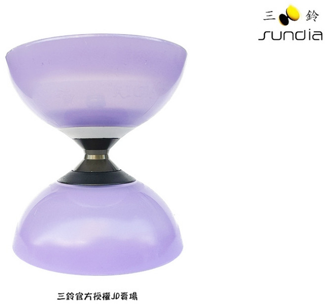三鈴SUNDIA 扯鈴紀念精彩一百小扯鈴 表演用扯鈴, 1個, 精彩-單培鈴,紫, 紫
