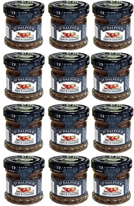 샹달프 애플 앤 시나몬잼 미니, 28g, 12개