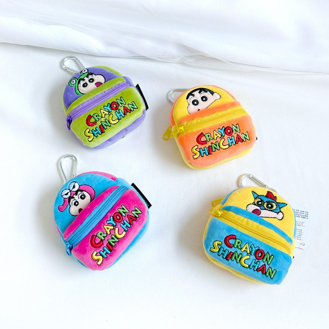 정품 짱구 배낭 백팩 동전 지갑 키링