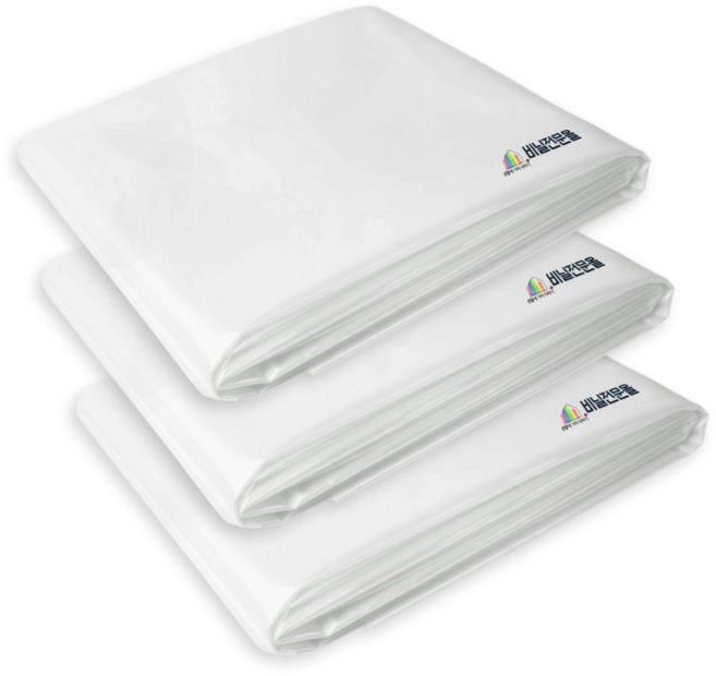 비닐전문올 대형 침대매트리스커버 보관포장이사비닐, 3개, 투명