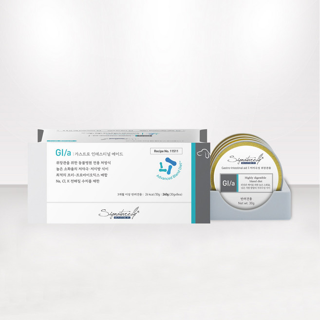 [사은품 증정][시그니처바이] Gi/a 지아이에이 강아지 캔 30g x 8개입, 1개