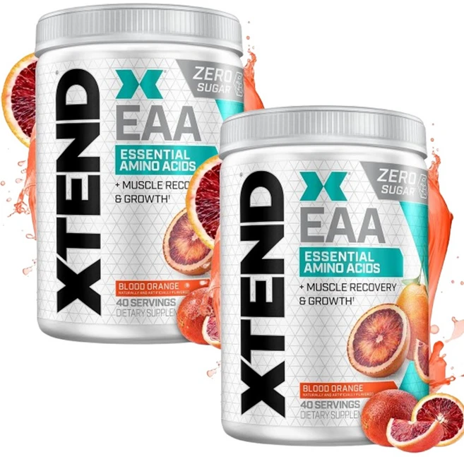 엑스텐드 EAA 에센셜 아미노산 파우더 블러드 오렌지 맛, 340g, 2개 - 쿠팡