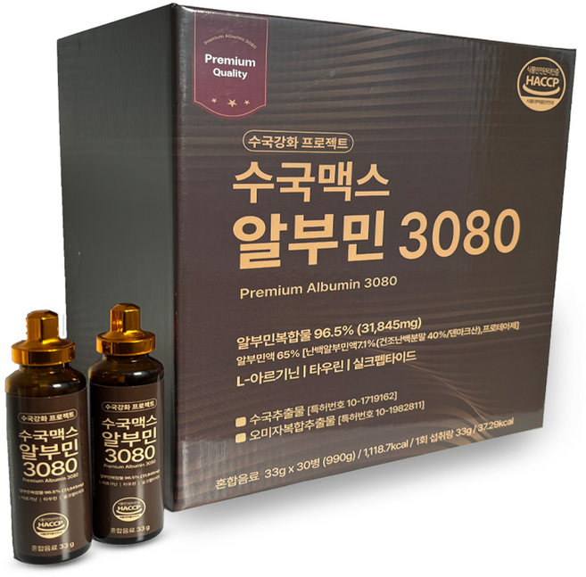 상아생명과학 수국맥스 알부민 3080, 30개, 30ml