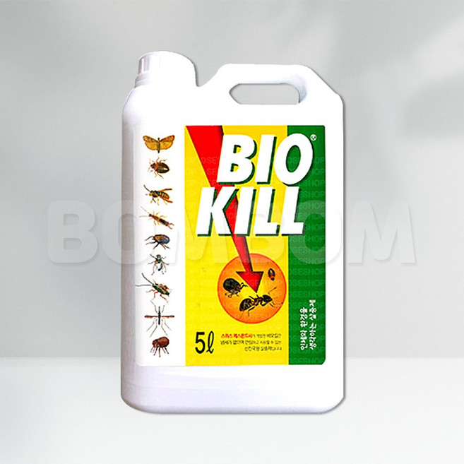 동성 비오킬 대용량 5L 빈대 베드버그 좀벌레 진드기 먼지다듬이 살충제 퇴치제 바이오킬, 1, 1