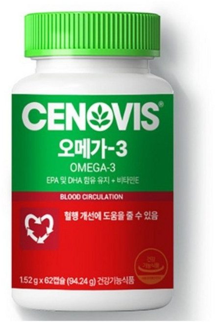 세노비스 오메가 3, 62정, 1개