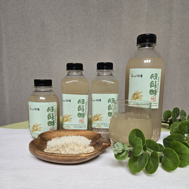 [서식혜] 주문 제조 오늘 만든 무첨가 전통 수제식혜 할머니표 건강간식 (인공첨가물 및 방부제 없음), 6개, 500ml