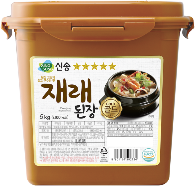 신송 재래된장, 6kg, 1개