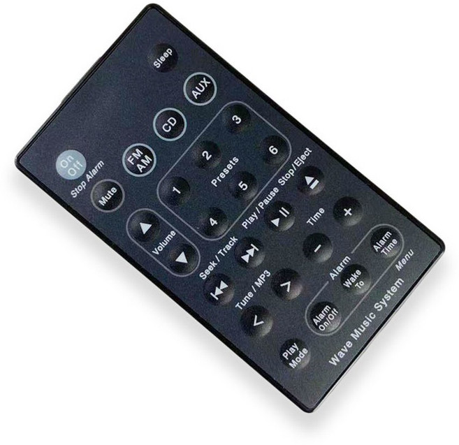 Bose Wave 다용도 TV 라디오 DVD 음악 시스템 컨트롤러용 교체용 CD 플레이어 홈 미디어 유용한 오디오 리모컨, 한개옵션0, 1개