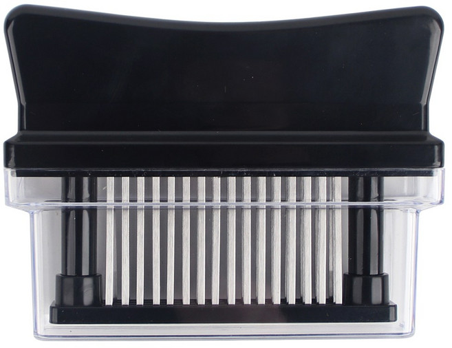 투데이리빙 일자형 고기 연육기 다지기 돈까스 미트 돈가스 소고기 스테이크 돼지고기 어묵 연육 가정용 다용도 핸디 사이즈, 1개