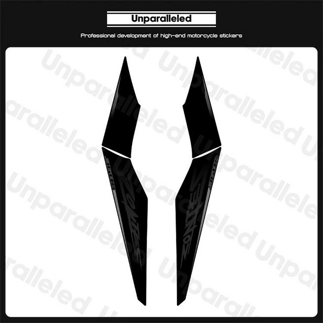 존테스 350D 탱크 주유구 스크래치 데칼 방탄스티커, A형 양쪽, 기본 모델명/품번