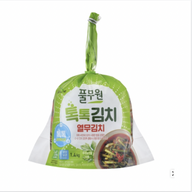 풀무원 톡톡 열무김치, 1.4kg, 1개