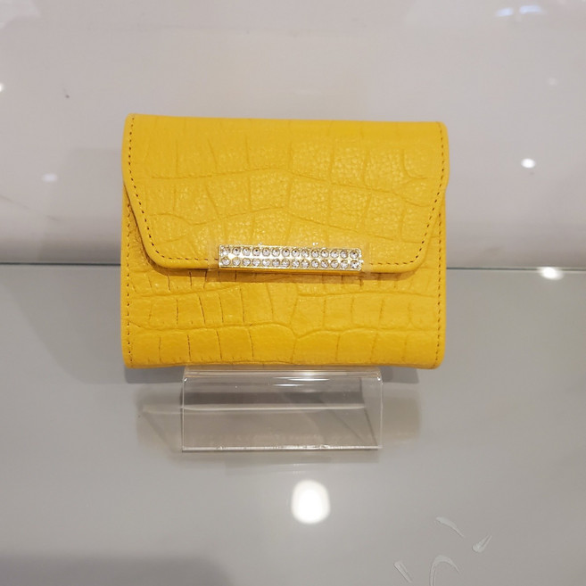 몽크로스 YEAW19165 큐빅포인트 소가죽 여성 반지갑