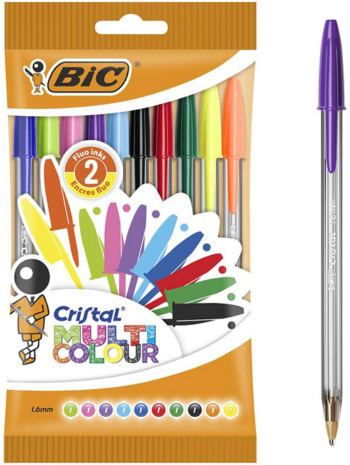BIC Cristal Multicolour 彩色原子筆 1.6mm, 1個