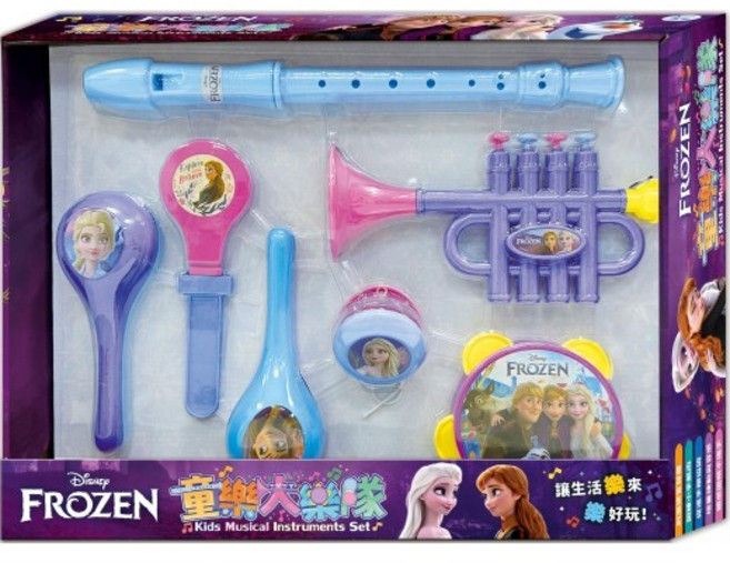 京甫 童樂大樂隊 冰雪奇緣 兒童音樂玩具, 1個