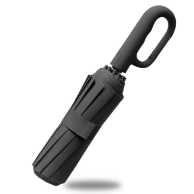 해봄 이중창살 강풍 비바람 강한 사이즈 10k 카리비너 3단 자동우산