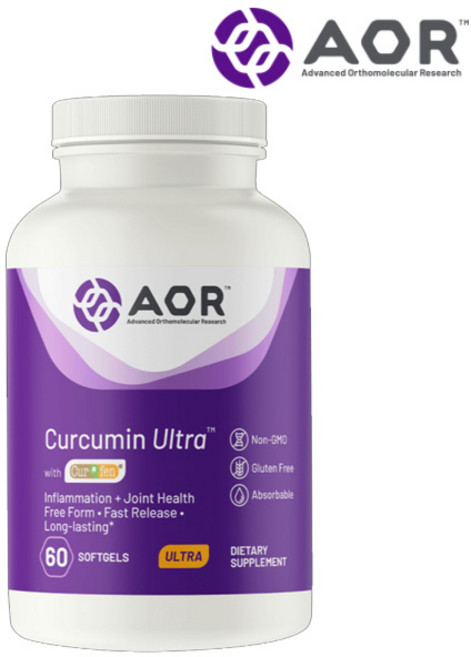 미국 AOR 강황 커큐민 Curcumin Ultra 60소프트젤, 60정, 1개