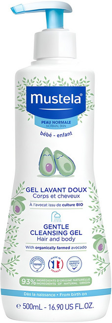무스텔라 유아용 젠틀 클렌징 젤, 500ml, 1개