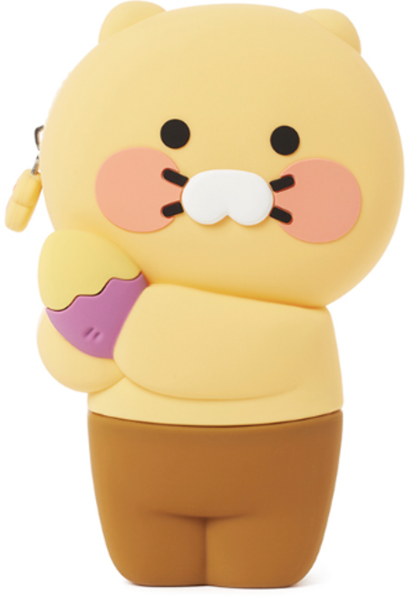 실리콘필통, 1개, 고구마춘식이