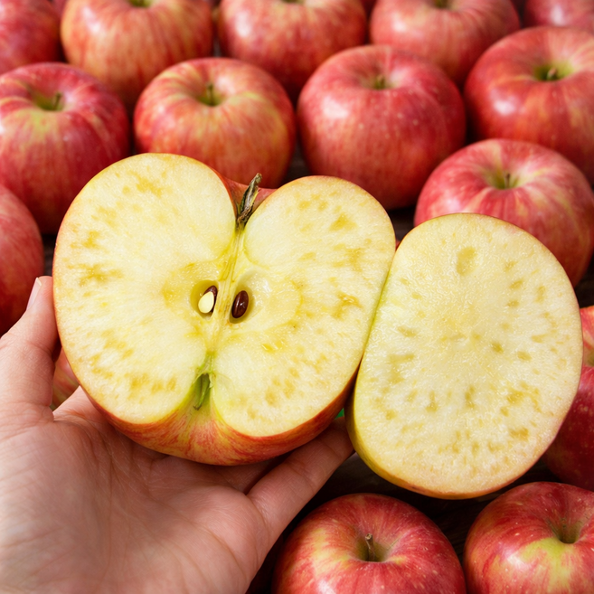 [마진없는재고정리가] 청송 세척완료 아삭 벌꿀폭탄 햇 부사 사과 5KG 대과, 1박스