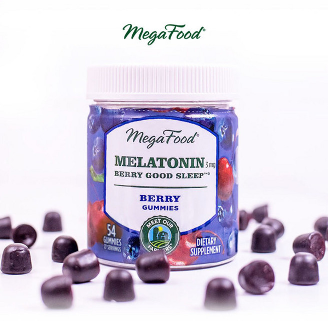 메가푸드 베리 굿 슬립 서포트 3mg 54구미 베리맛, 54정, 1개