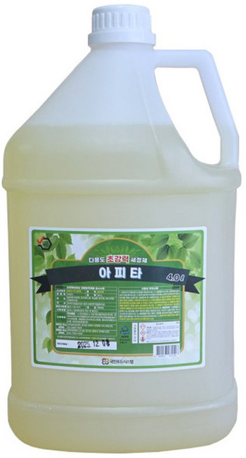 [4리터] 변기 요석제거제 클리너 소변기 욕실 화장실 세정제 청소 해결 석회분해제, 1개, 4L