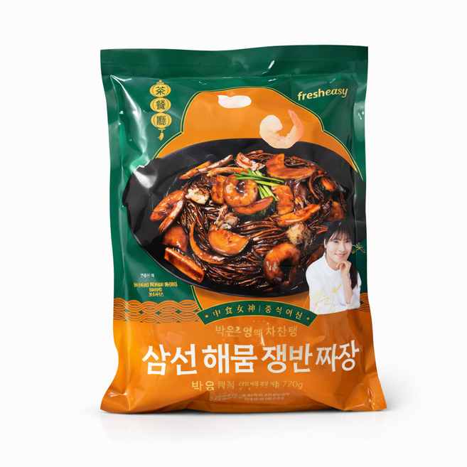 박은영의차찬탱 삼선 해물 쟁반 짜장 밀키트, 2개, 720g