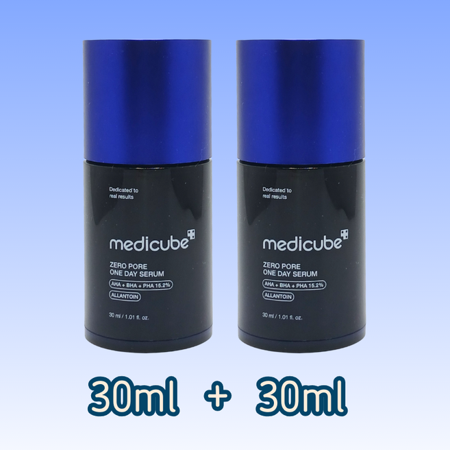 (메디큐브) 제로 모공 원데이 세럼 더블기획 (30ml+30ml), 1개, 60ml