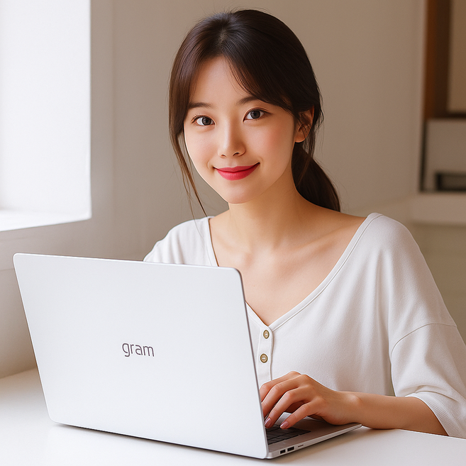 LG그램 AI AMD 15ZD80T-GX56K 크라켄5 16GB 256GB 올데이 가벼운 노트북, LG정품 15ZD80T-GX56K, WIN11 Pro, 1TB, 에센스 화이트