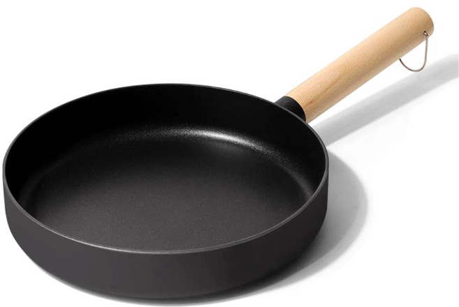 인덕션 우드핸들 소테팬 28cm 대형 깊은 후라이팬 업소용 브런치 후라이펜, 1p
