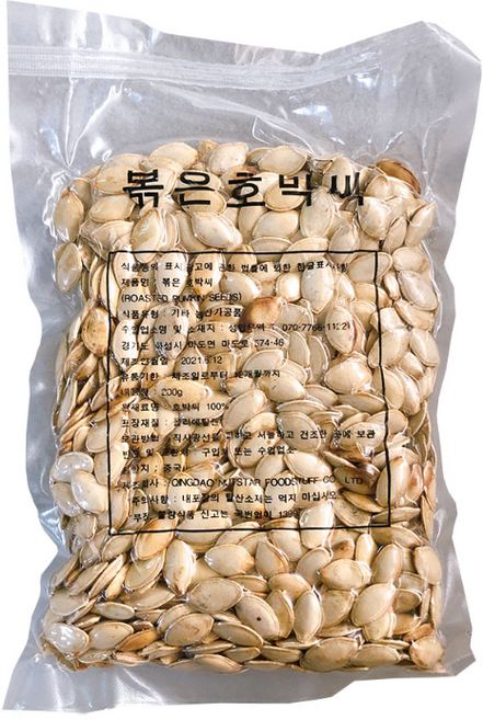 7위 - <동성무역> 중국 식품 볶은 호박씨 씨앗 200g, 2개