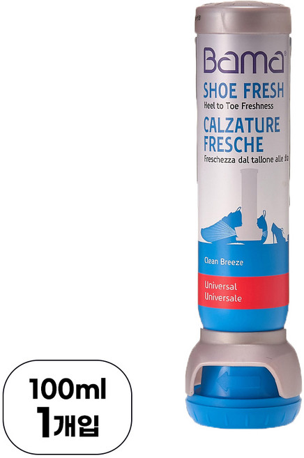 바마 프레쉬 신발 냄새제거 스프레이, 100ml, 1개