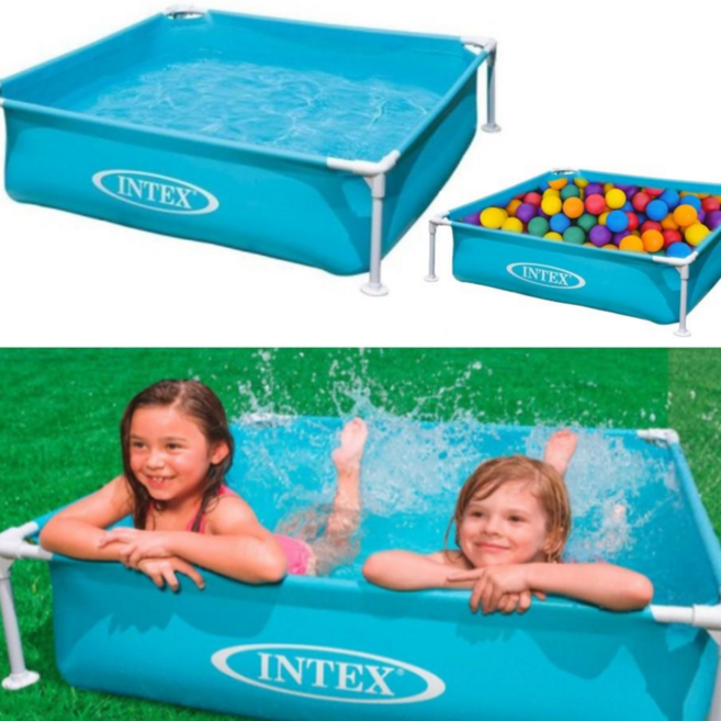 유아조립식수영장 유아간이풀장 사각기둥풀장 전원주택 마당 테라스 프레임풀, 1개