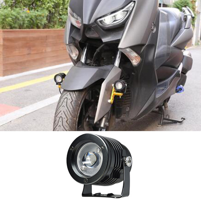 MSR XMAX300 안개등 구변가능 22년식 이전 XMAX 안개등 튜닝 방수 브라켓, 미러형(레드), 브라켓(블랙)