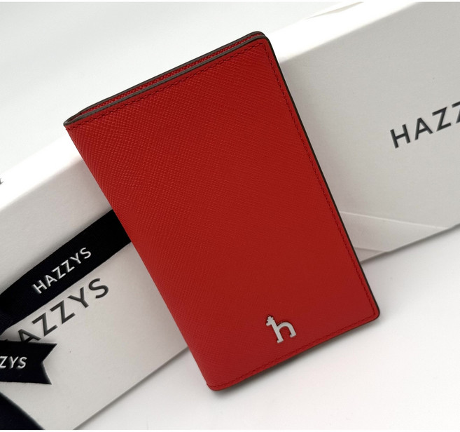 헤지스 퍼피로고 플랫 카드지갑 (선물포장)