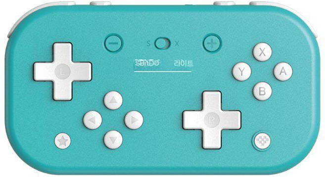 8비트 8BitDo MIcro 블루투스 컨트롤러 게임패드, A.청록세대스위치라즈베리파이, 1개