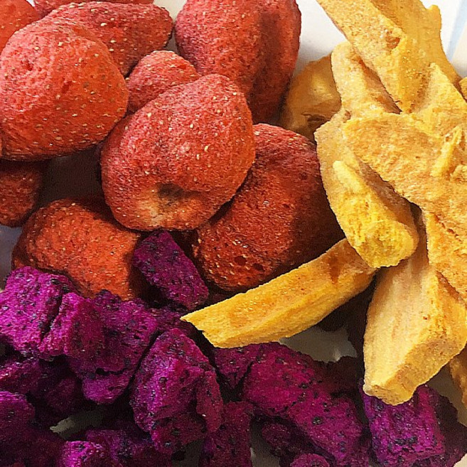 동결건조믹스과일칩 딸기 망고 용과, 1개, 60g