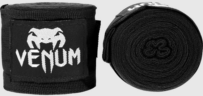 Venum Kontact 복싱 핸드 랩 - 흰색 180인치, Black, 1개
