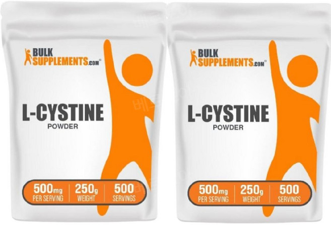 벌크서플리먼트 엘 시스테인 L Cysteine 파우더 가루 250g 2개