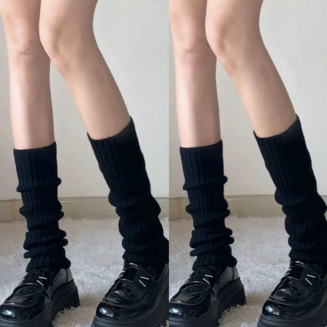 堆堆襪套 針織棉質保暖襪套 女生襪子