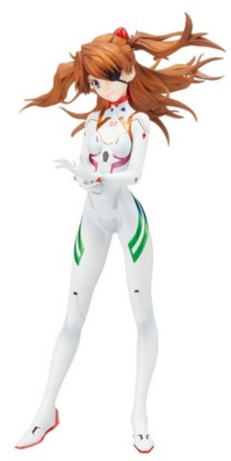 정품 국내재고 세가 신 에반게리온 SPM 아스카 피규어 랑그레이 라스트미션 Activate Color, 1개