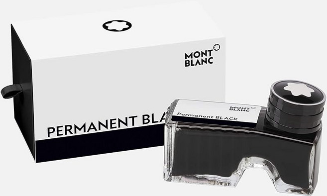 몽블랑 MONTBLANC 만년필 잉크 퍼머넌트 블랙 60ml