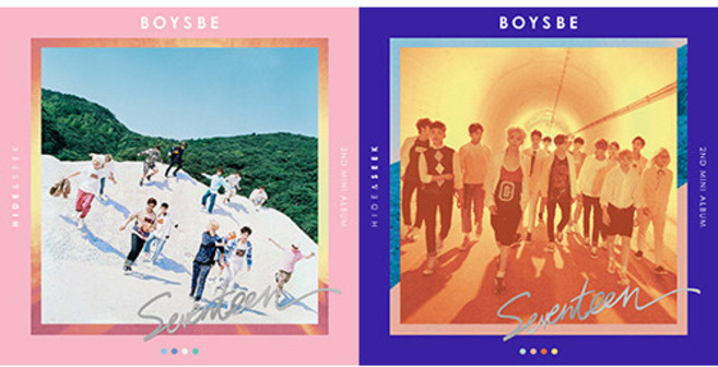 세븐틴 (SEVENTEEN) 앨범 - 미니 2집 BOYS BE 버전, SEEK Ver.(파랑)