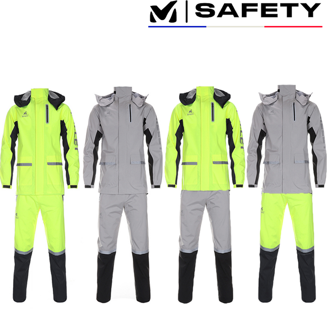 [당일출고] 밀레 선물용 프리미엄패키지 캠핑 다목적 상하의 프리미엄우비 비옷, 라임, 1개