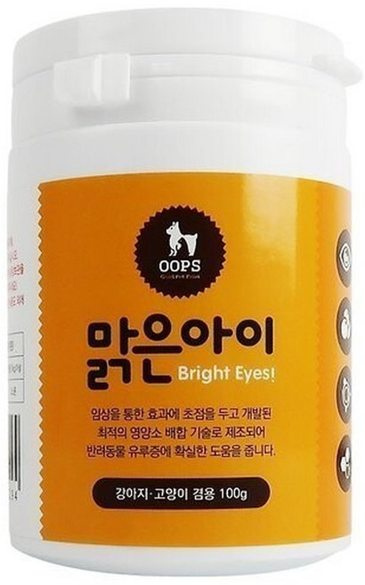 웁스 맑은아이 100g, 1개