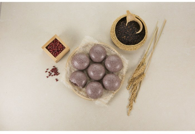 밀원본가 안흥흑미찐빵 25개 1박스(1.6kg), 1박스, 1.6kg